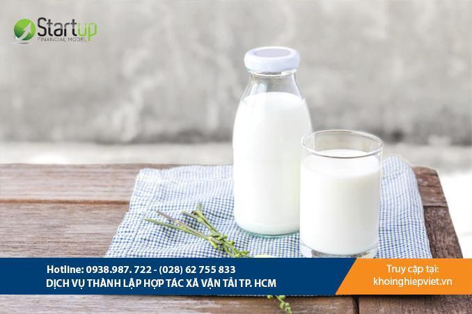Dịch vụ thành lập hợp tác xã chế biến sữa và các sản phẩm từ sữa