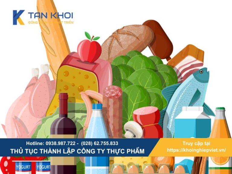 Thủ tục thành lập công ty thực phẩm