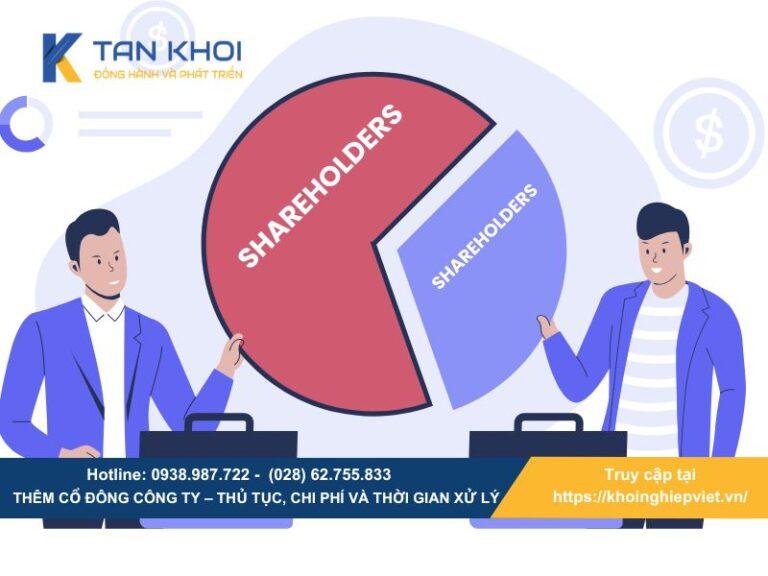 Thêm cổ đông công ty – Thủ tục, chi phí và thời gian xử lý